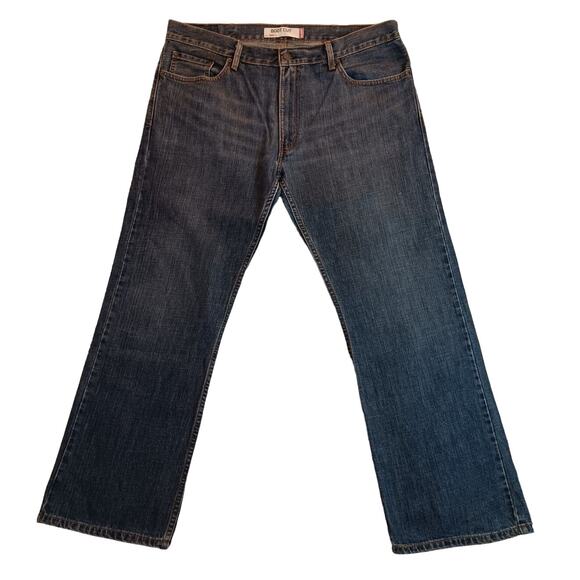 Levis 527 Bootcut Jeans Mens 39X31 Blue Fade Cowboy Style - Picture 2 of 16